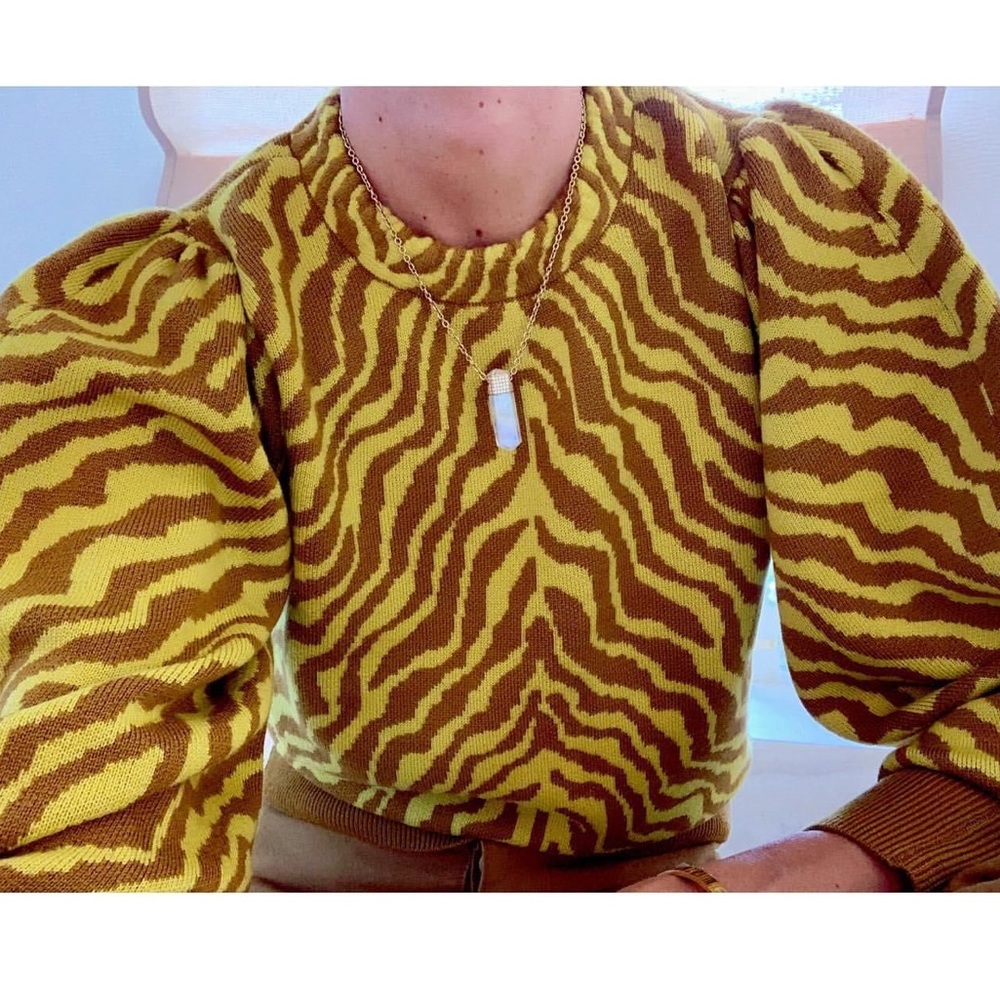 Ulla Johnson Massey Pullover in Citrine